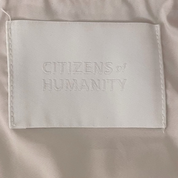 NWOT Citizens of Humanity Tan Fluffy Tasha Sherpa Jacket Coat Soft Medium M 8 10 - Picture 6 of 8